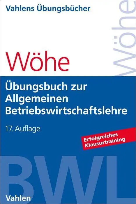 Cover: 9783800672011 | Übungsbuch zur Einführung in die Allgemeine Betriebswirtschaftslehre